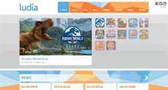 Desktop Screenshot of ludia.com